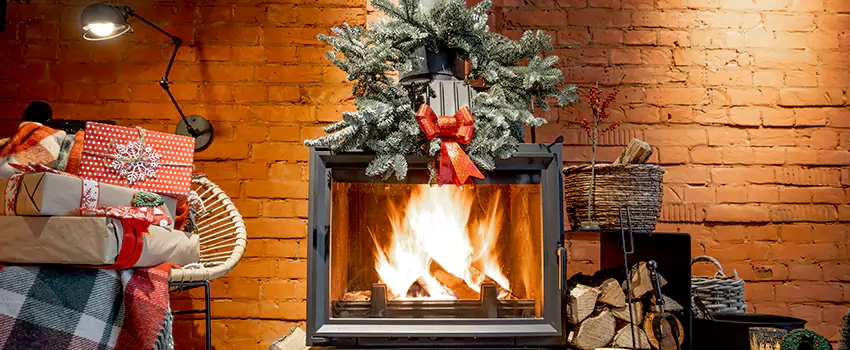 Travis Industries Linear Gas Fireplace Installation in Hyattsville, Maryland