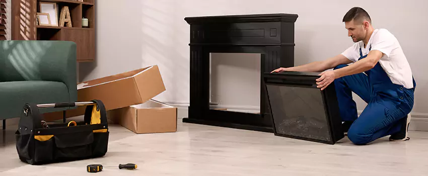 Old Rusted Metal Fireplace Repair And Replacement in Hyattsville, MD