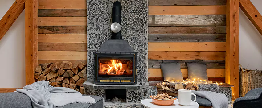 Thelin Hearth Products Direct Vent Gas Stove Fireplace Inspection in Hyattsville, Maryland