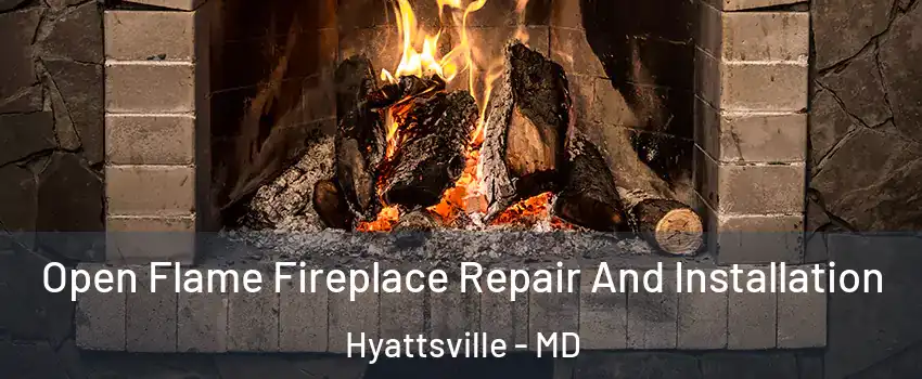 Open Flame Fireplace Repair And Installation Hyattsville - MD